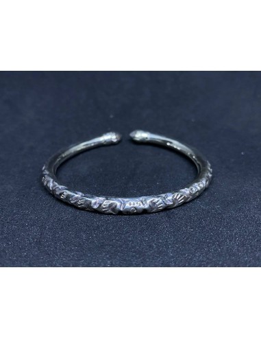 Bracelet Fin Boran Khmer en argent pour bénéficier 