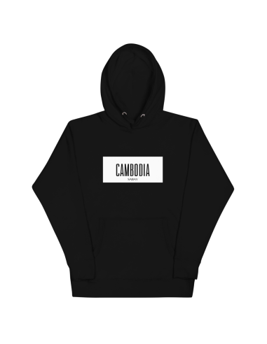 Hoodie Cambodia Black par Sabay Creation À commander