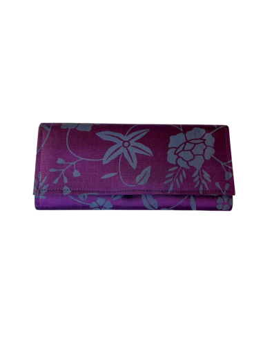 Pochette en soie cambodgienne violet par Cambodia Art Scarf livraison gratuite