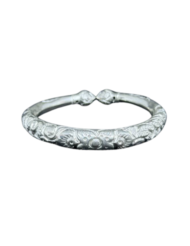 Bracelet Khmer Traditionnel en argent orné de motifs Boran Livraison rapide