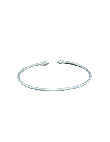 Bracelet fin Khmer en argent Bourgeon de Fleur de Lotus Le MVP de beaucoup