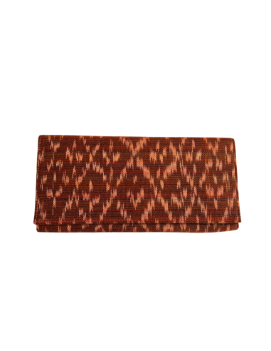 Pochette en soie cambodgienne bordeaux par Cambodia Art Scarf Livraison rapide