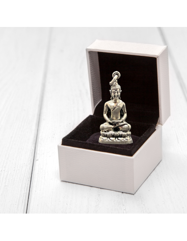 Pendentif Bouddha en posture Dhyana Mudra Argent 925/1000 l'achat 