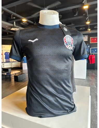 Nouveau Maillot Du Cambodge Officiel 2022 Black (Domicile) Modèle FAN Faites des économies