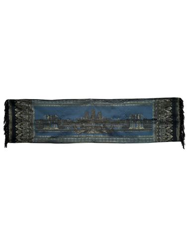 Nappe ornemental cambodgienne Angkor Wat 180 x 50 cm en stock