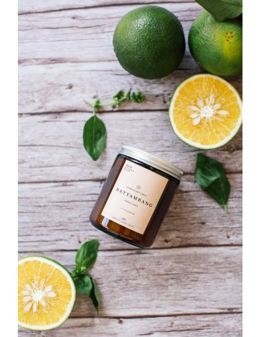 Bougie Parfumée Battambang (Orange & Basilic) de votre