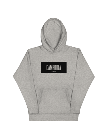 Hoodie Cambodia Grey par Sabay Creation en linge