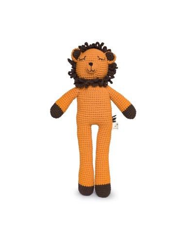 Peluche SANGHA Le Lion Endormi par Beebee Bongo en ligne