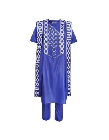 Boubou Africain Bleu s'inspire de l'anatomie humaine