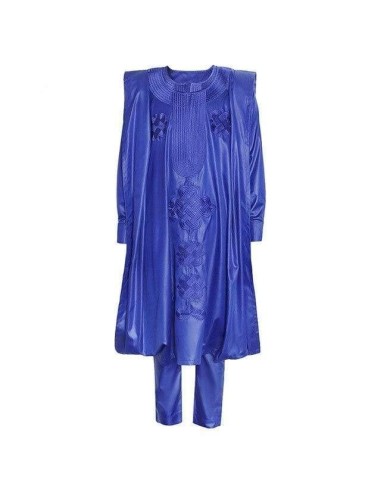 Boubou Africain Homme Bleu en ligne