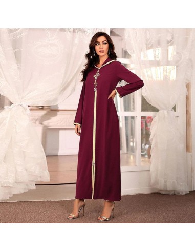 Caftan Marocain Bordeaux Profitez des Offres !