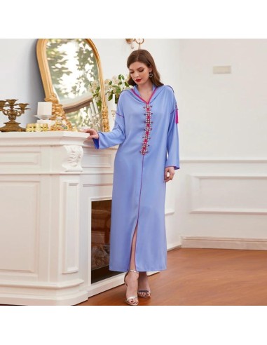 Caftan Simple Satin livraison gratuite