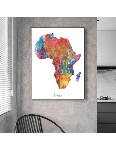 Tableau Continent Afrique de votre