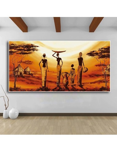 Tableau Coucher de Soleil Africain de la marque