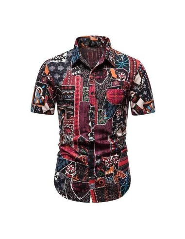 Chemise Homme Style Africain pas chere