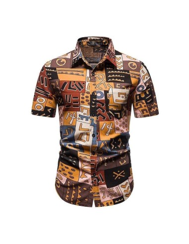 Modèle de Chemise Homme en Pagne Africain chez Cornerstreet bien 