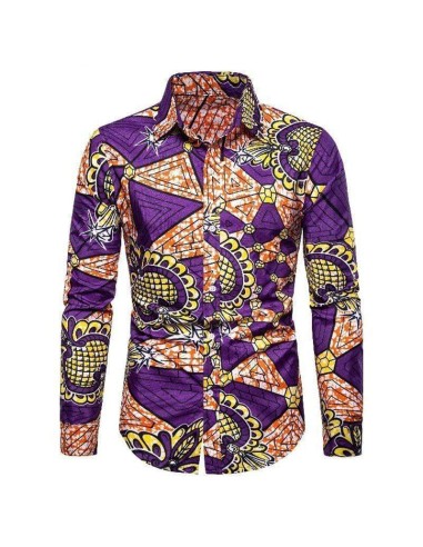 Chemise Homme Tissu Pagne Africain en linge