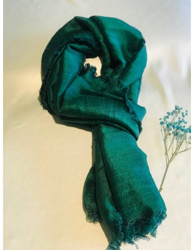 Foulard en Soie Sauvage Douce Tissé prix