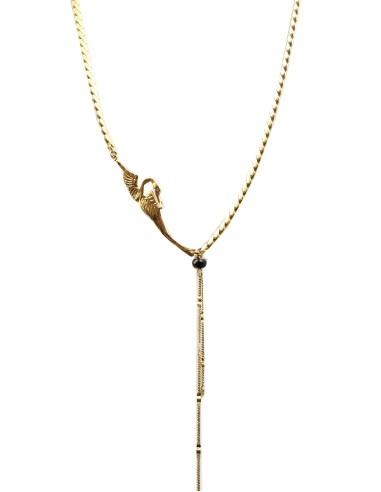 Collier Little Swan Doré le concept de la Pate a emporter 